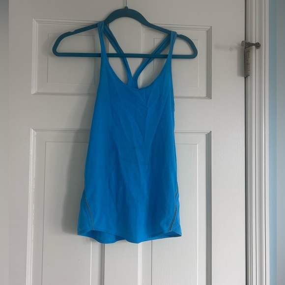 Blue Lululemon Racerback Tank - Picture 1 of 3